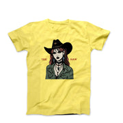 Yee Haw Cowgirl Illustration T-shirt - Americana & Patriotic - Harvey Ltd