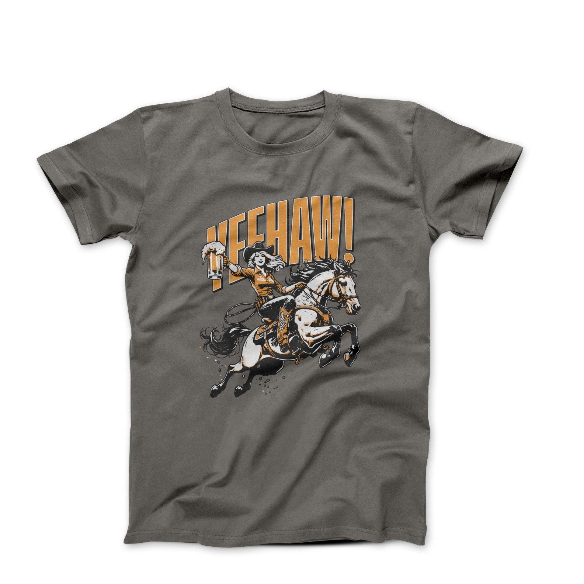Yeehaw! Wild & Free Illustration T-shirt - Americana & Patriotic - Harvey Ltd
