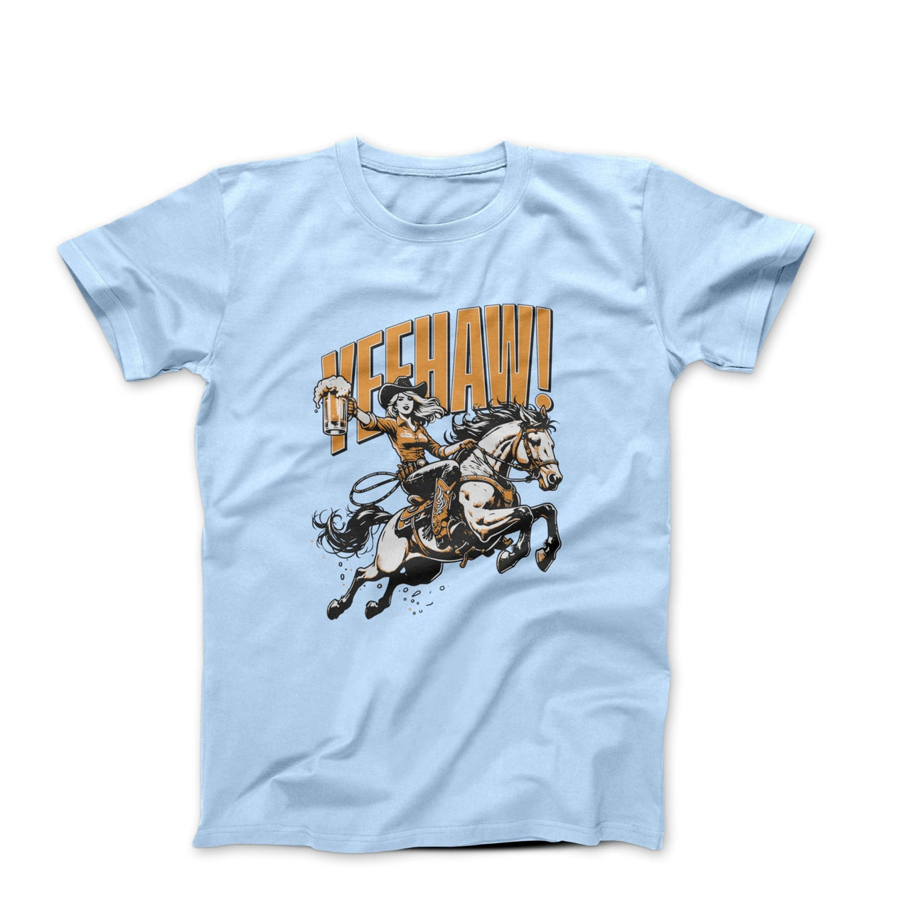 Yeehaw! Wild & Free Illustration T-shirt - Americana & Patriotic - Harvey Ltd