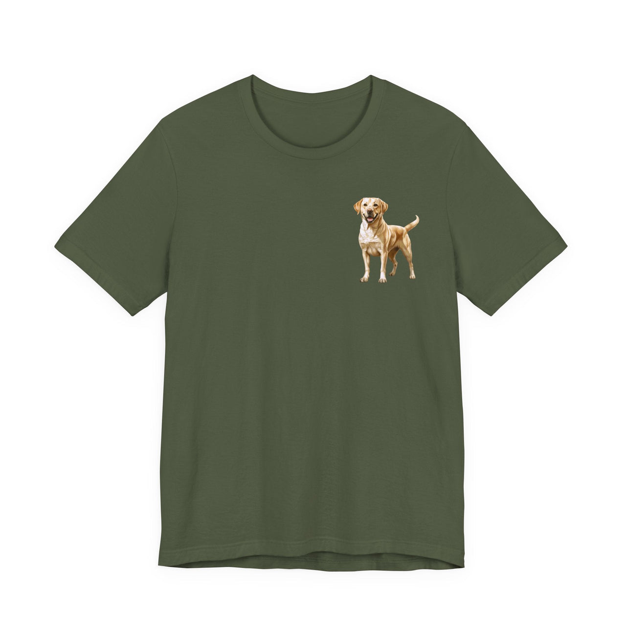 Yellow Labrador Retriever 2 - sided Print T-shirt - Pets & Animals - Harvey Ltd