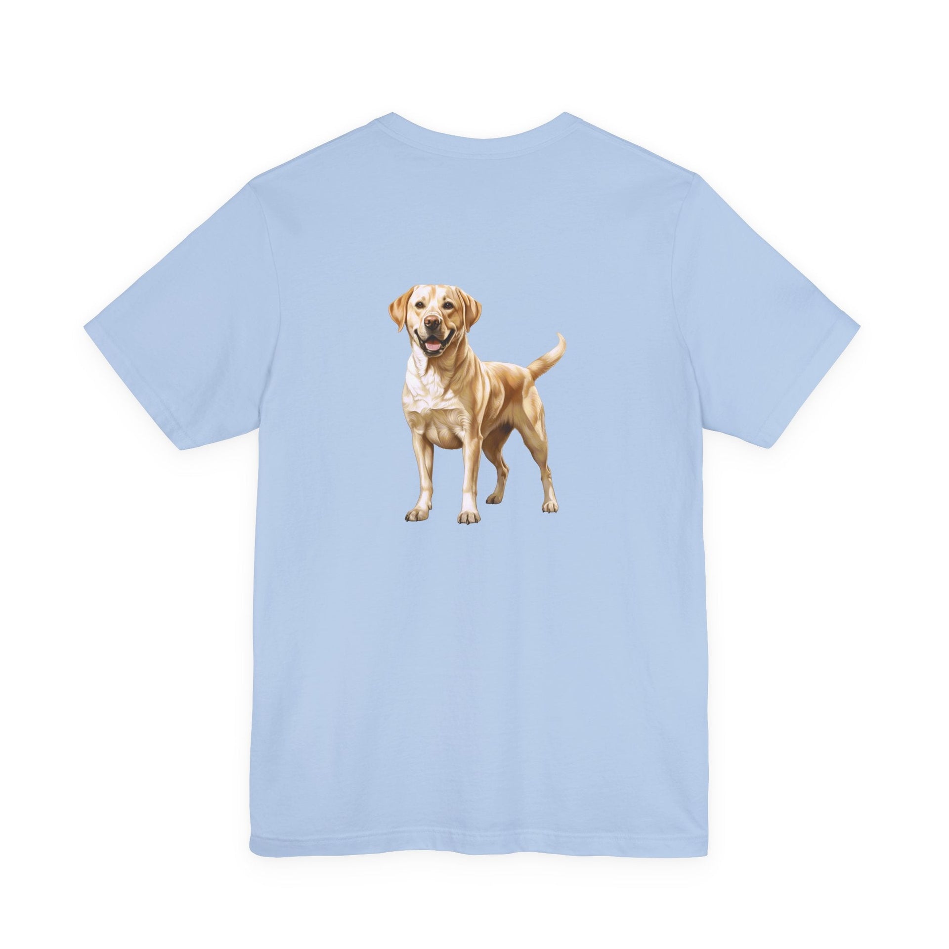 Yellow Labrador Retriever Front & Back Printed T-shirt - Pets & Animals - Harvey Ltd