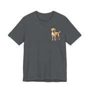 Yellow Labrador Retriever Front & Back Printed T-shirt - Pets & Animals - Harvey Ltd