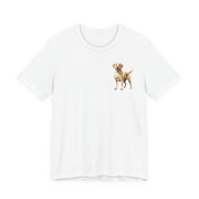 Yellow Labrador Retriever Front & Back Printed T-shirt - Pets & Animals - Harvey Ltd
