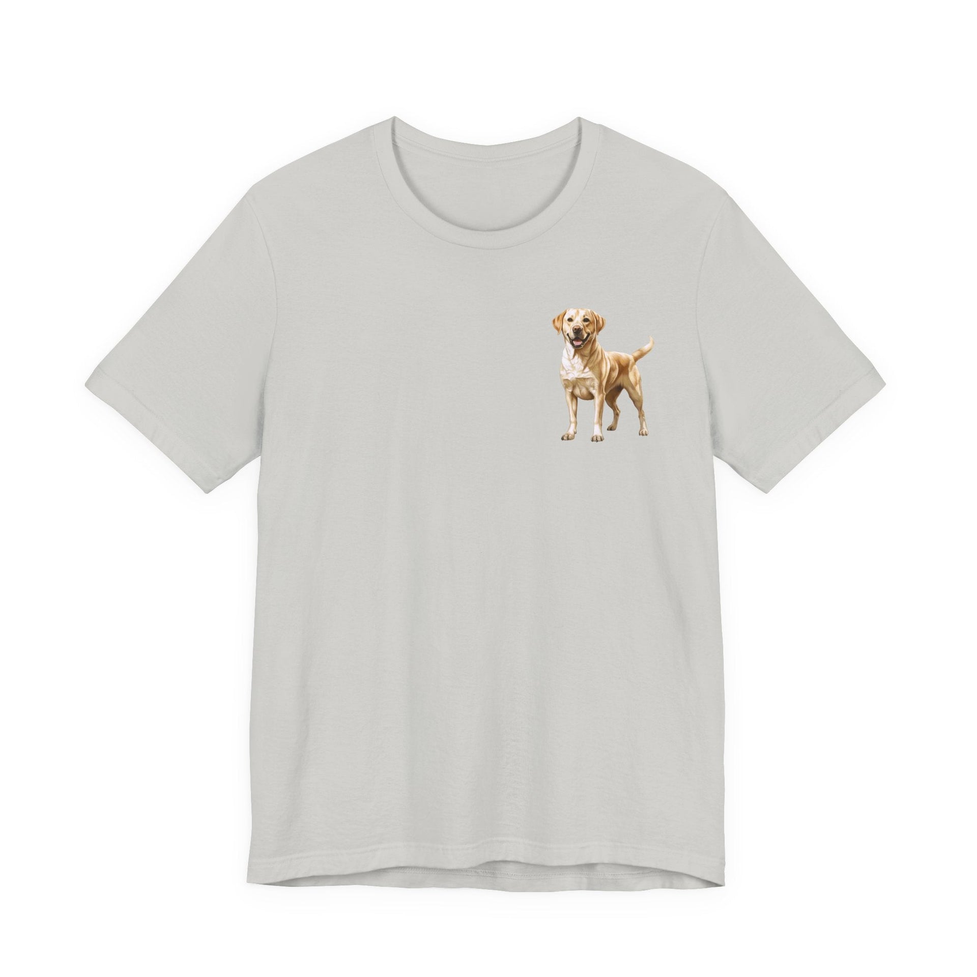 Yellow Labrador Retriever Front & Back Printed T-shirt - Pets & Animals - Harvey Ltd