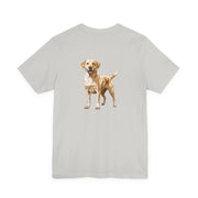 Yellow Labrador Retriever Front & Back Printed T-shirt - Pets & Animals - Harvey Ltd