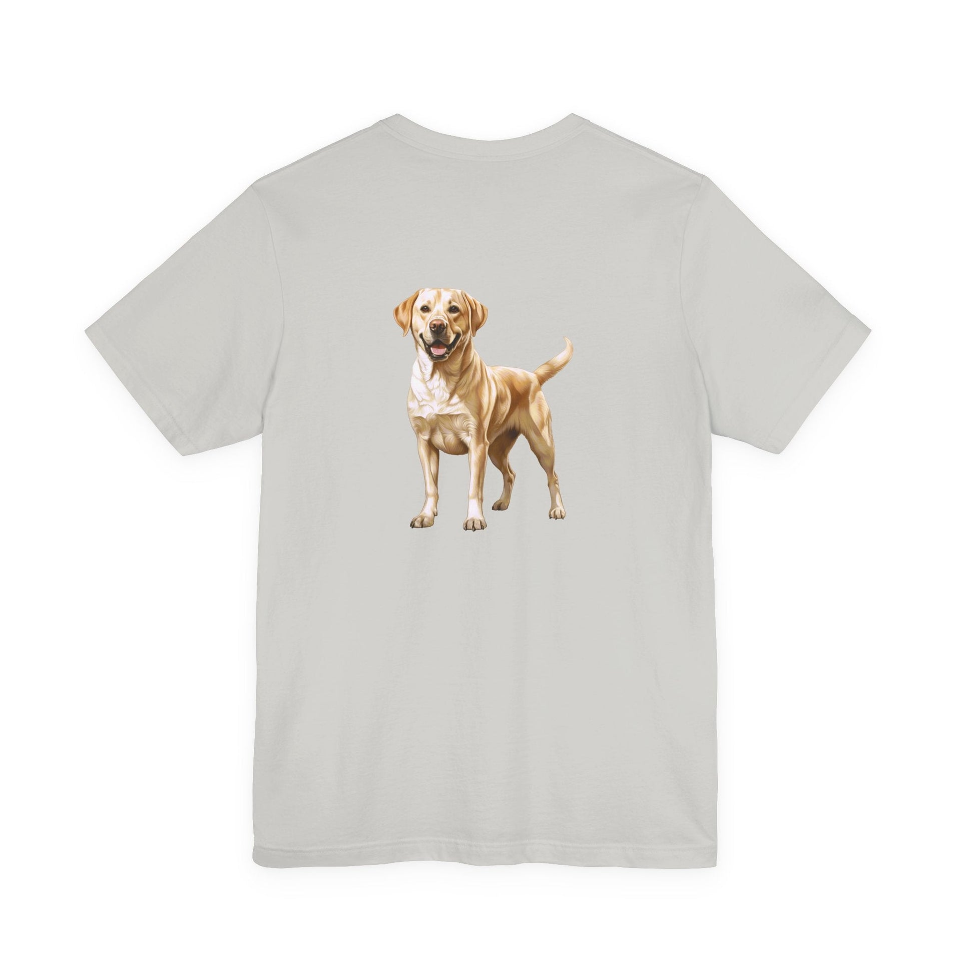 Yellow Labrador Retriever Front & Back Printed T-shirt - Pets & Animals - Harvey Ltd
