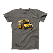 Yellow School Bus (Type A) T-shirt - Cars, Trucks & Cycles - Harvey Ltd