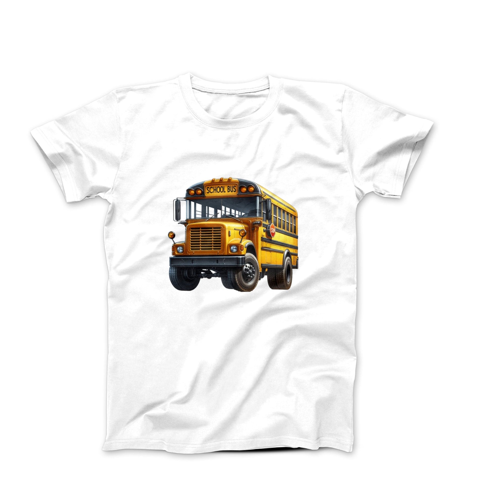 Yellow School Bus ("Yellow Dog") T-shirt - Cars, Trucks & Cycles - Harvey Ltd