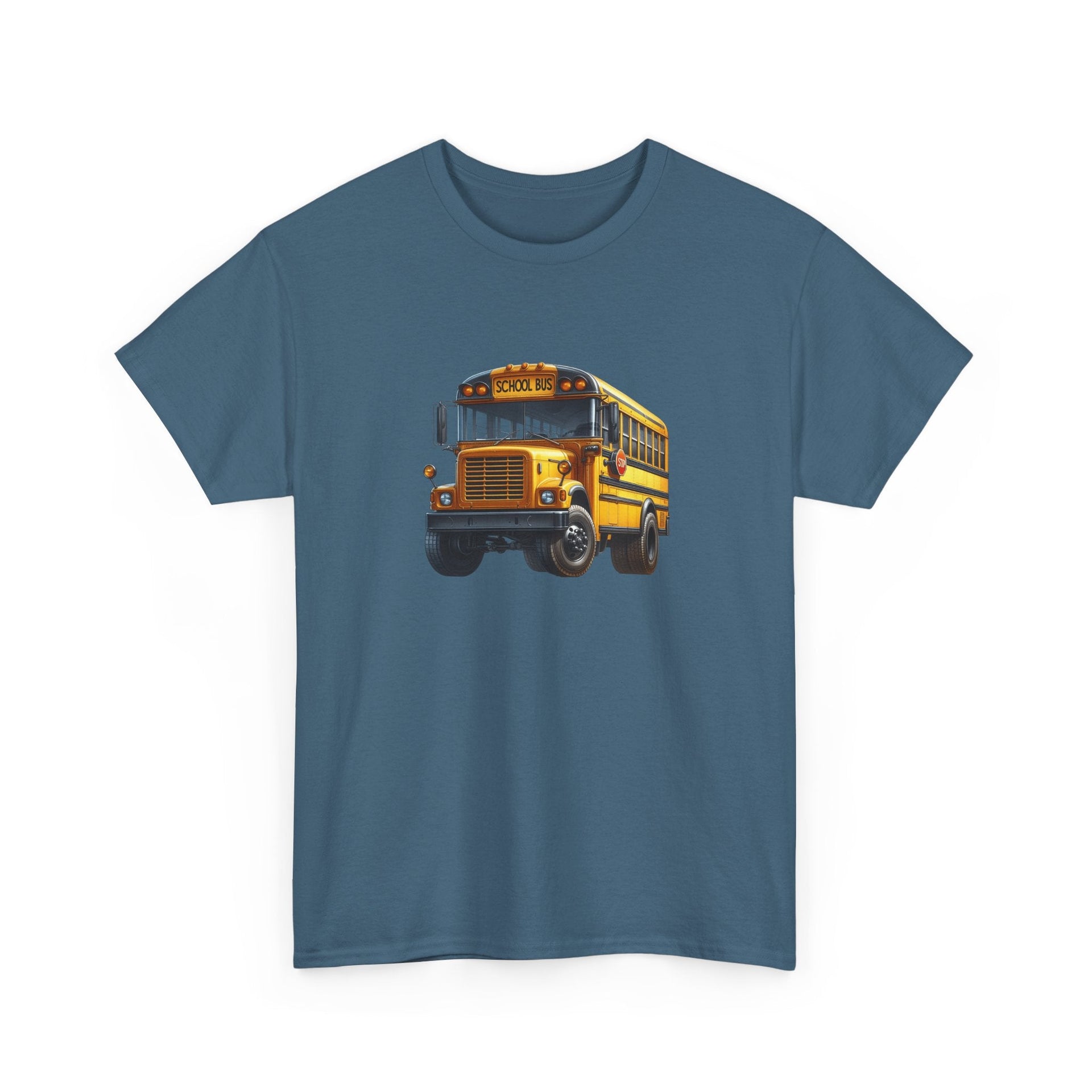 Yellow School Bus ("Yellow Dog") T-shirt - Cars, Trucks & Cycles - Harvey Ltd