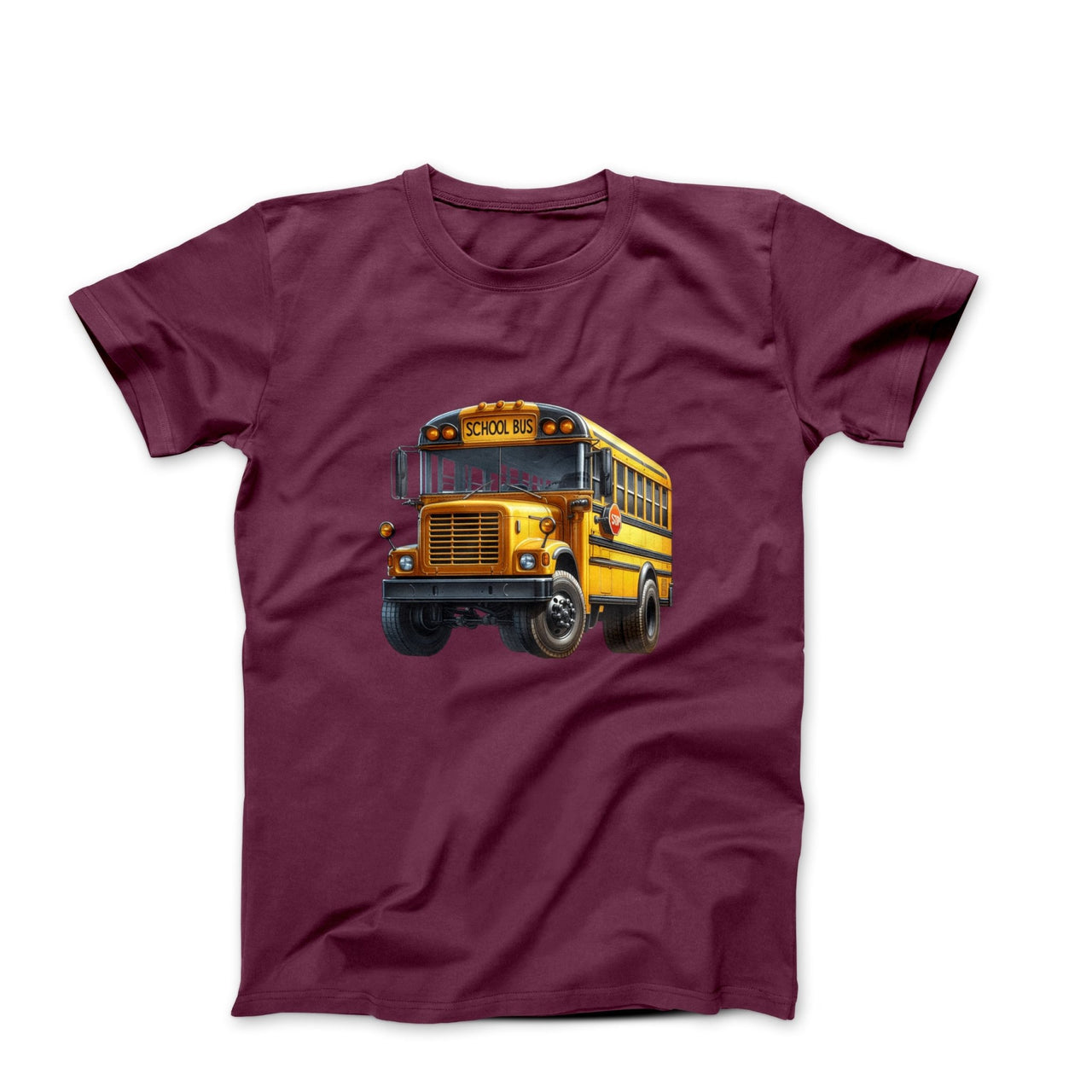 Yellow School Bus ("Yellow Dog") T-shirt - Cars, Trucks & Cycles - Harvey Ltd
