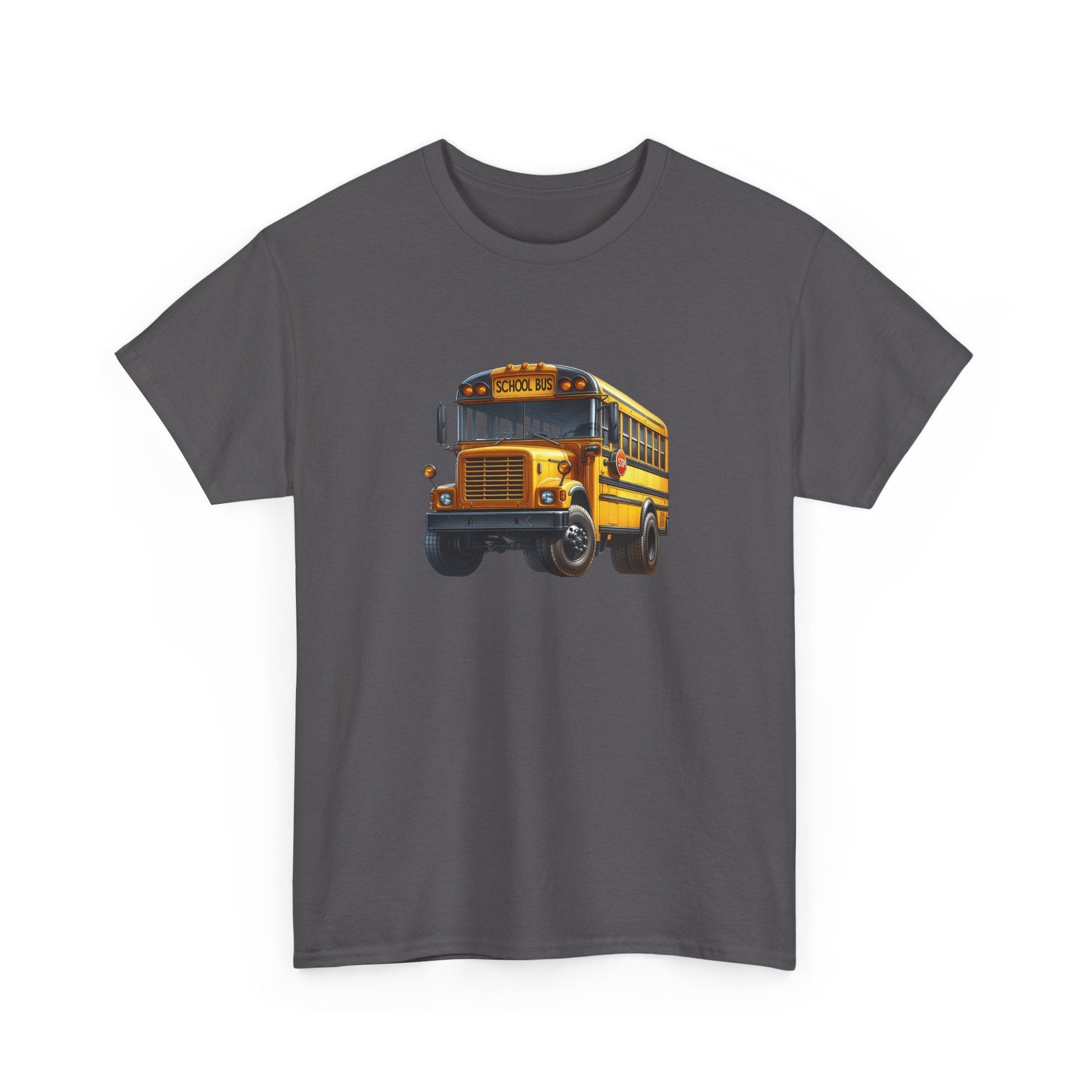 Yellow School Bus ("Yellow Dog") T-shirt - Cars, Trucks & Cycles - Harvey Ltd