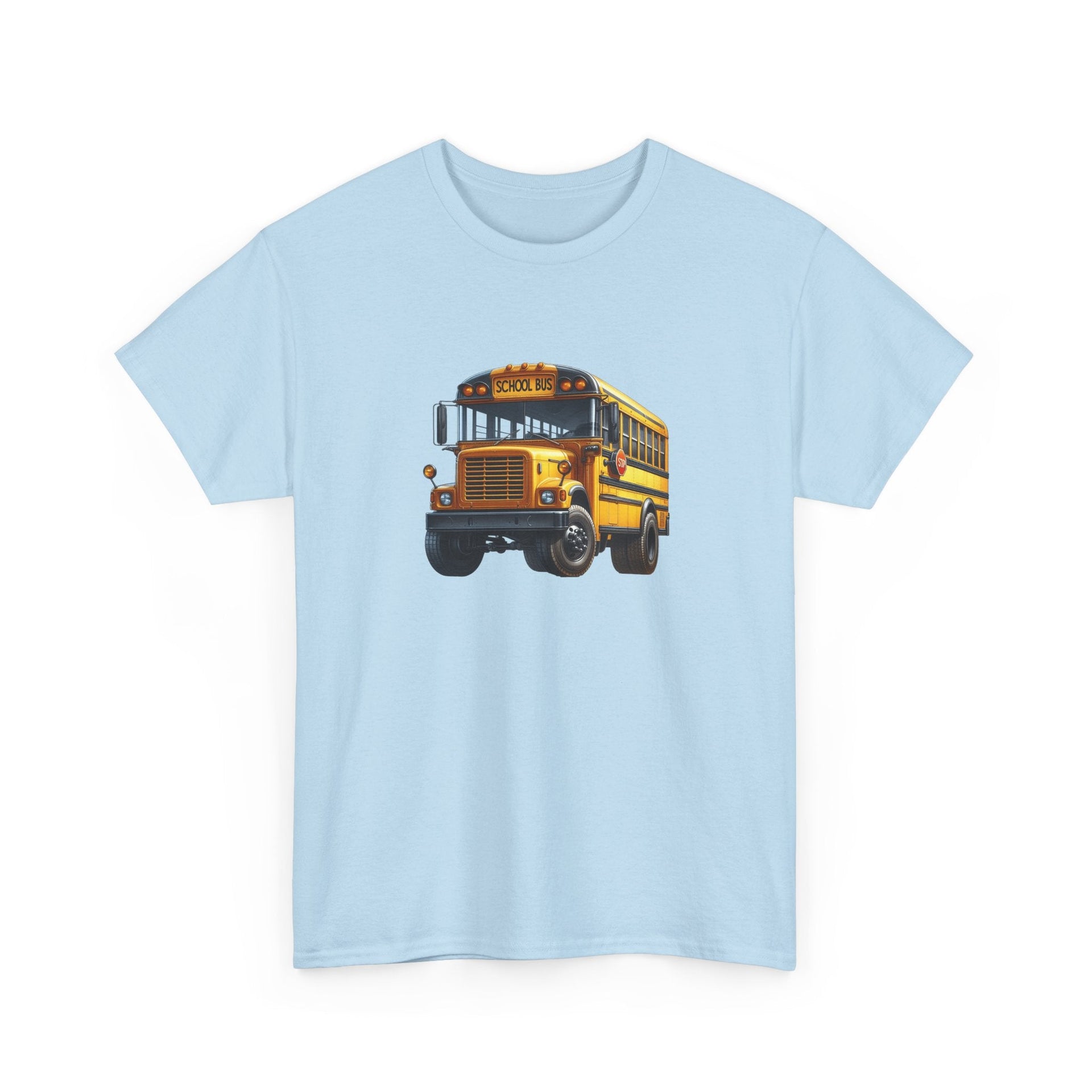 Yellow School Bus ("Yellow Dog") T-shirt - Cars, Trucks & Cycles - Harvey Ltd