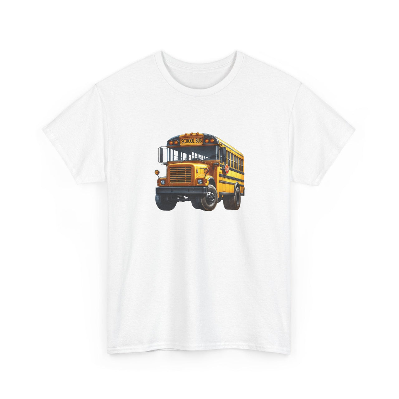 Yellow School Bus ("Yellow Dog") T-shirt - Cars, Trucks & Cycles - Harvey Ltd