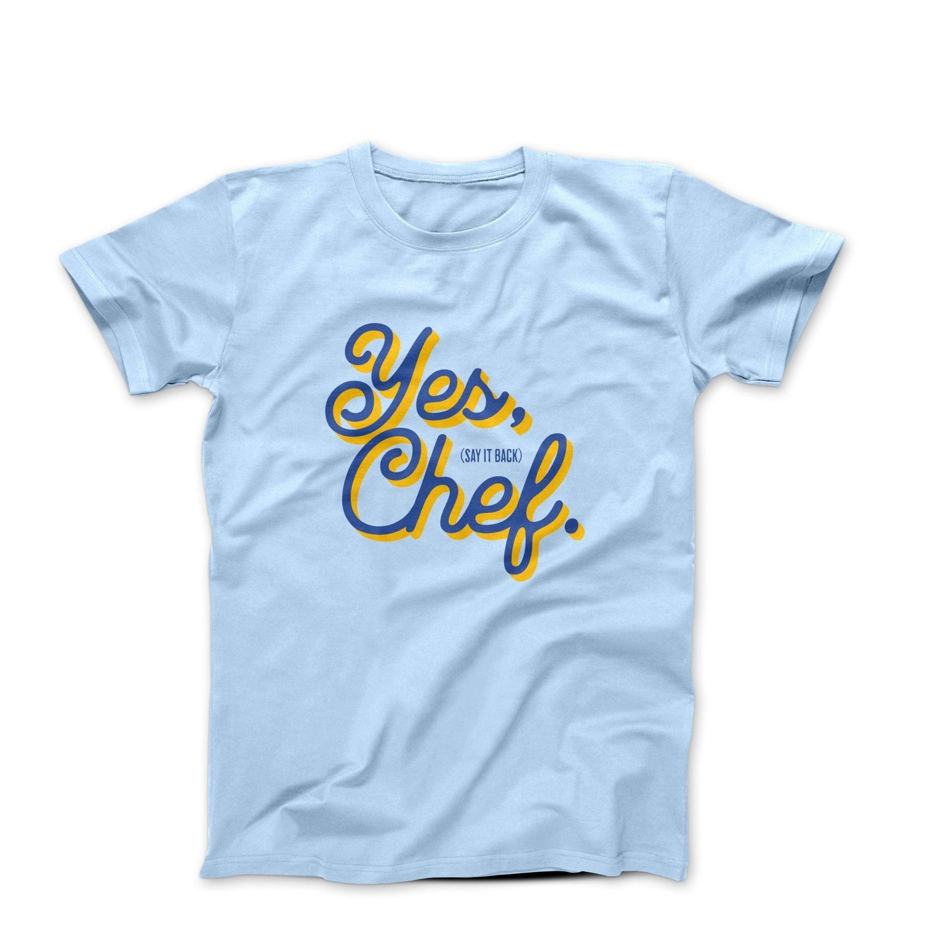 Yes, Chef (Say It Back) Illustration T-Shirt - Comics, Movies & Music - Harvey Ltd