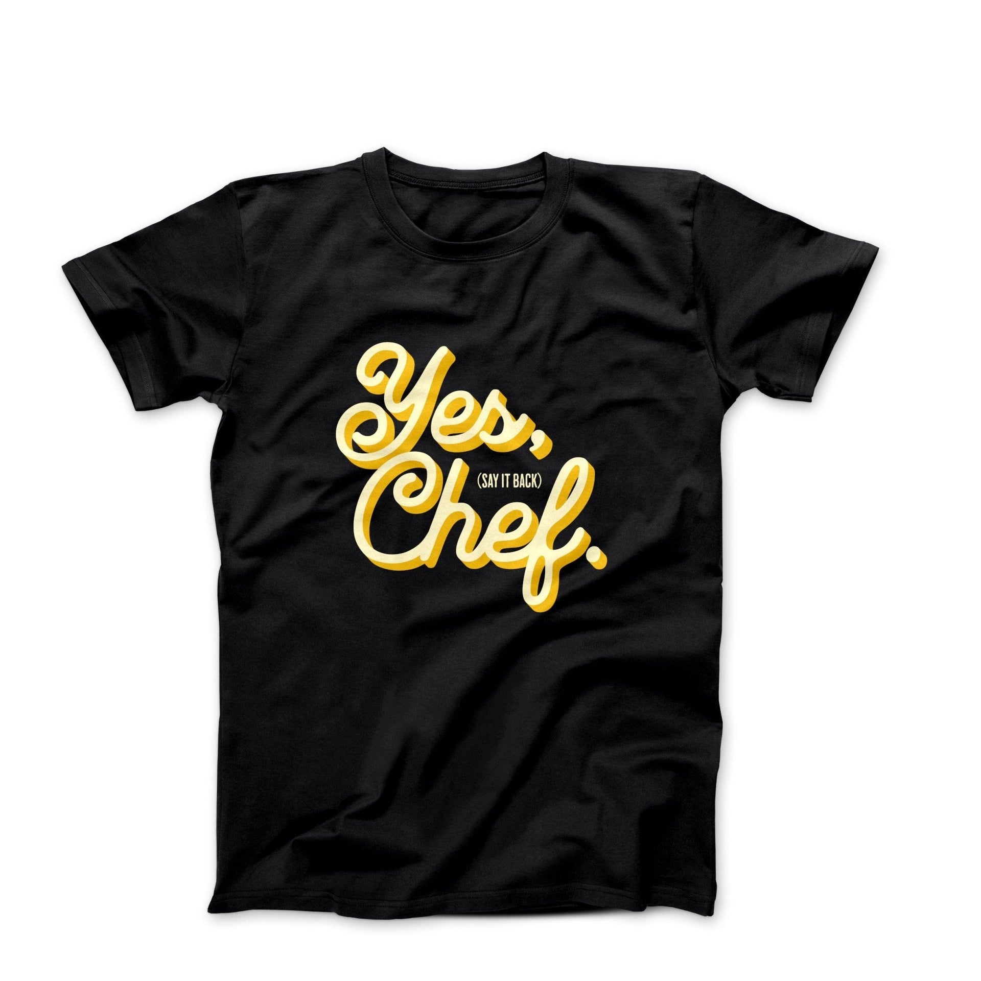Yes, Chef (Say It Back) Illustration T-Shirt - Comics, Movies & Music - Harvey Ltd
