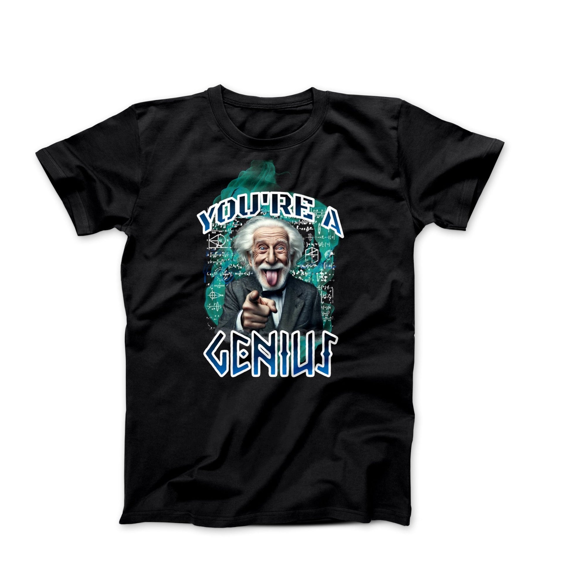 You're A Genius Illustration T-shirt - Movies, TV & Others - Harvey Ltd