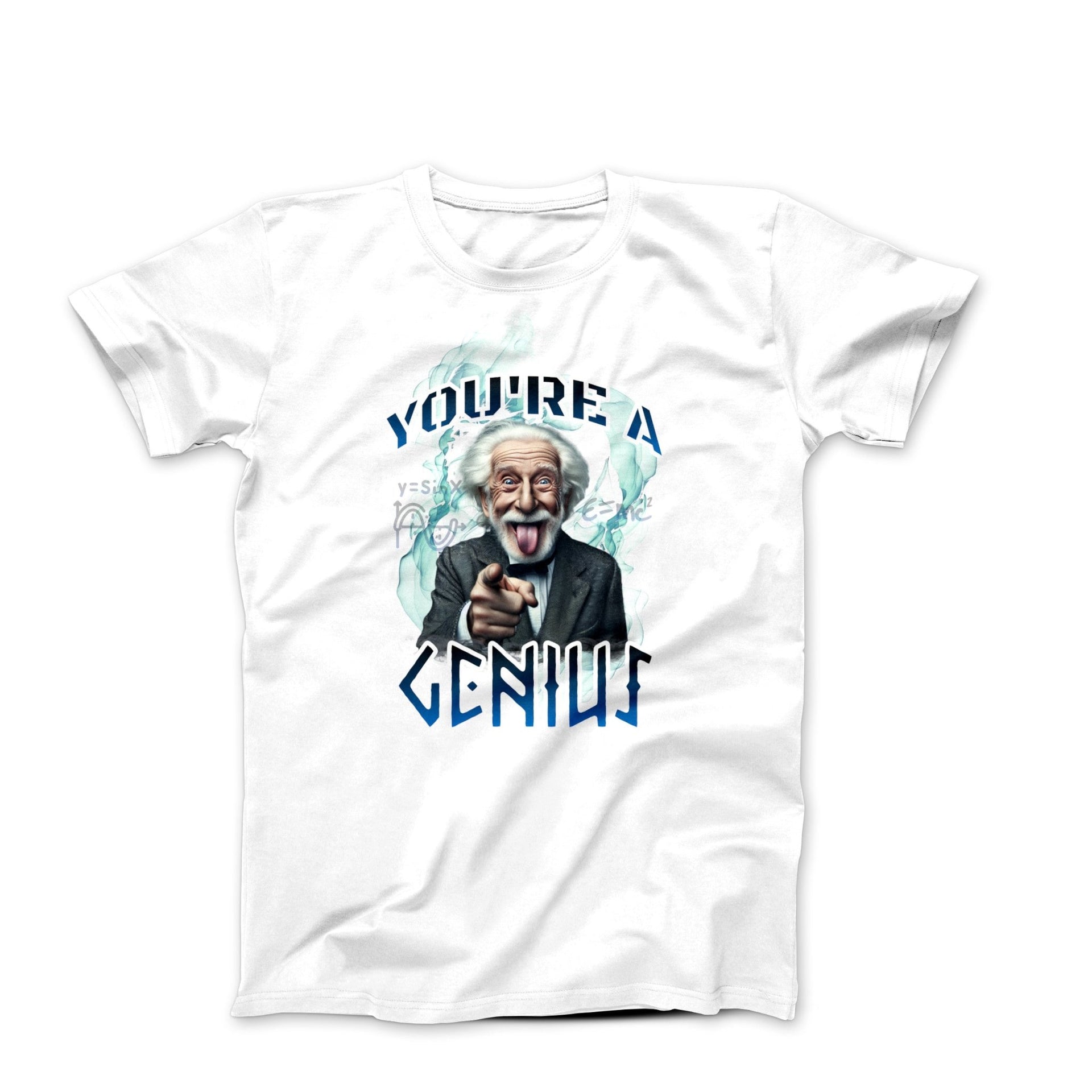 You're A Genius Illustration T-shirt - Movies, TV & Others - Harvey Ltd