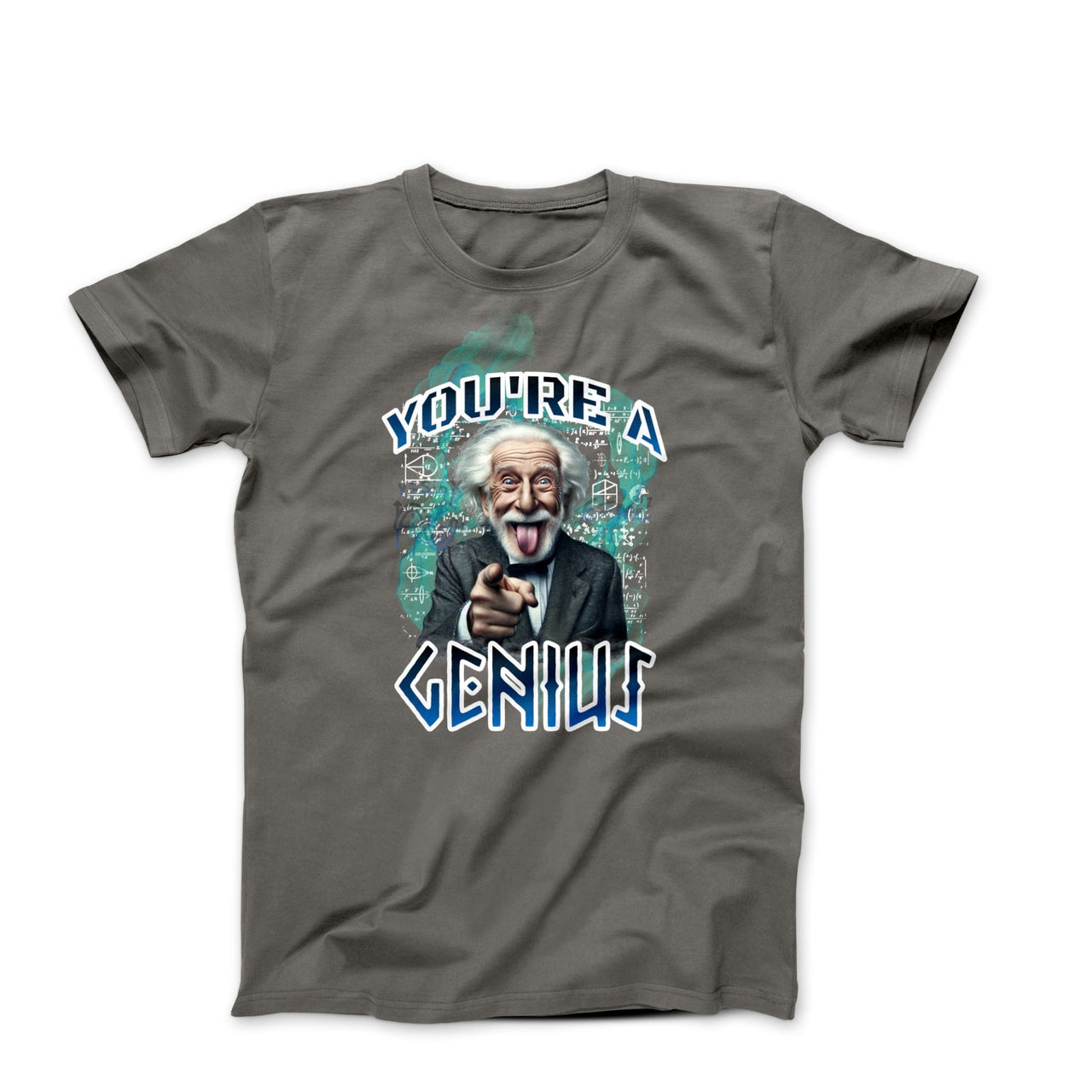 You're A Genius Illustration T-shirt - Movies, TV & Others - Harvey Ltd