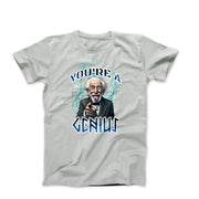 You're A Genius Illustration T-shirt - Movies, TV & Others - Harvey Ltd