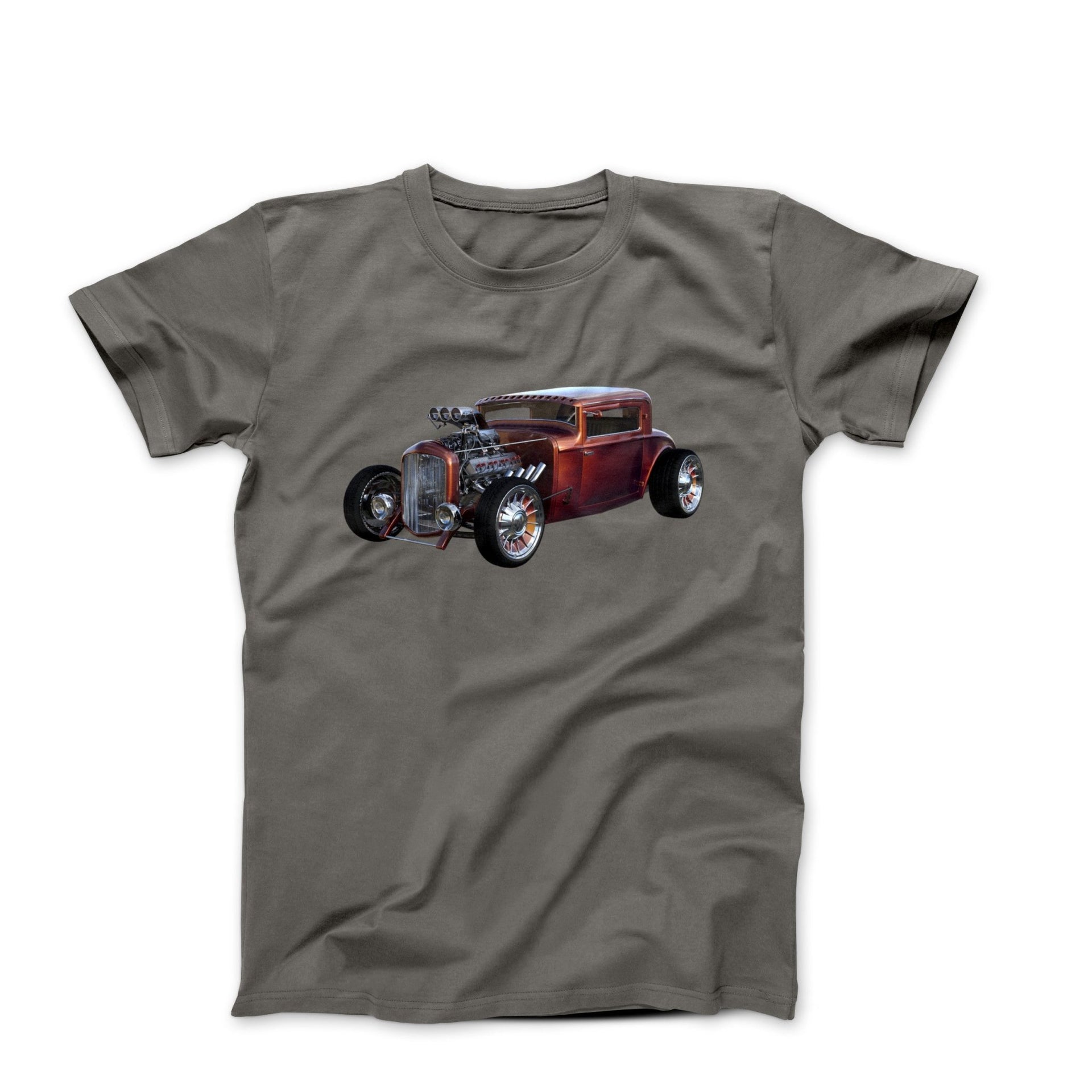 1930s Classic Ford Copper Hi-Boy Hot Rod T-shirt - Clothing - Harvey Ltd