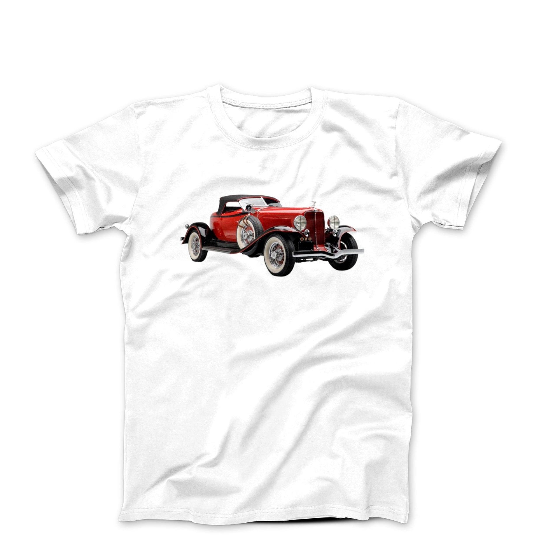 1932 Auburn 8-100A Boattail Speedster T-shirt - Clothing - Harvey Ltd