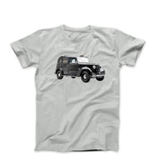 1955 Austin FX3 London Cab Illustration T-shirt - Clothing - Harvey Ltd