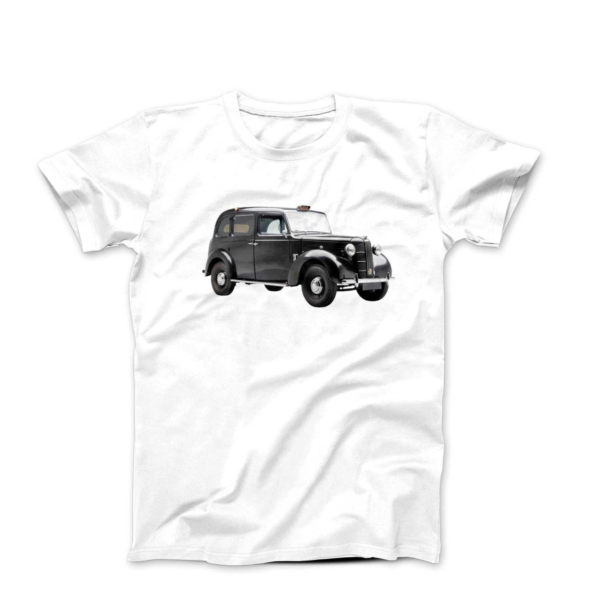 1955 Austin FX3 London Cab Illustration T-shirt - Clothing - Harvey Ltd