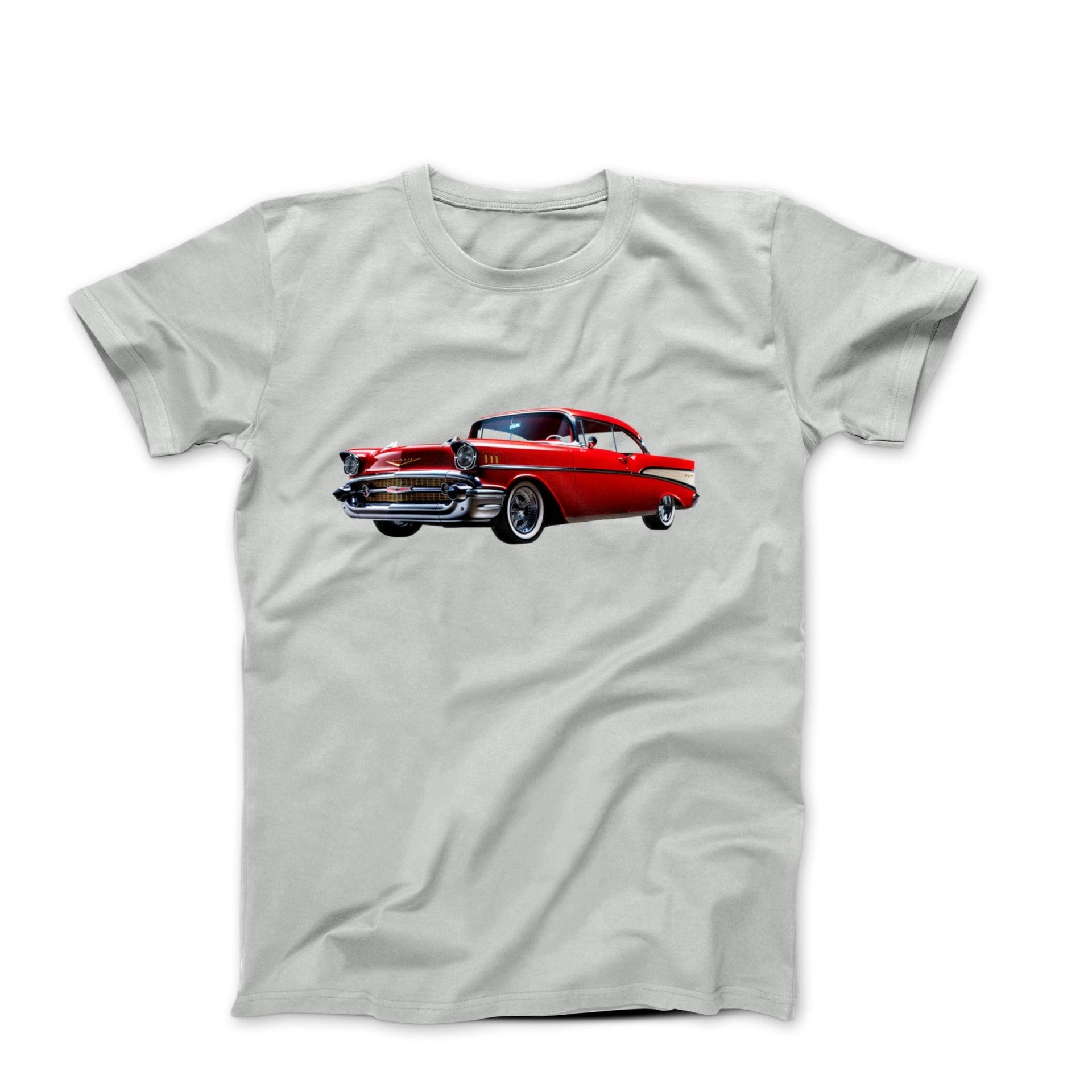 1957 Chevrolet Bel Air Hard Top Illustration T-shirt - Clothing - Harvey Ltd