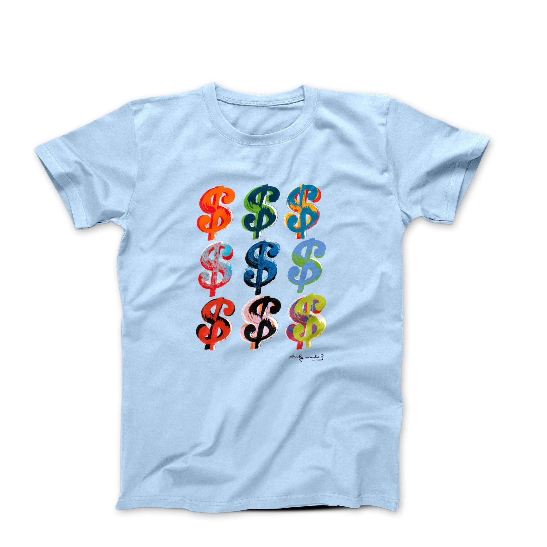 Andy Warhol Dollar Sign (1981) Artwork T-shirt - Clothing - Harvey Ltd