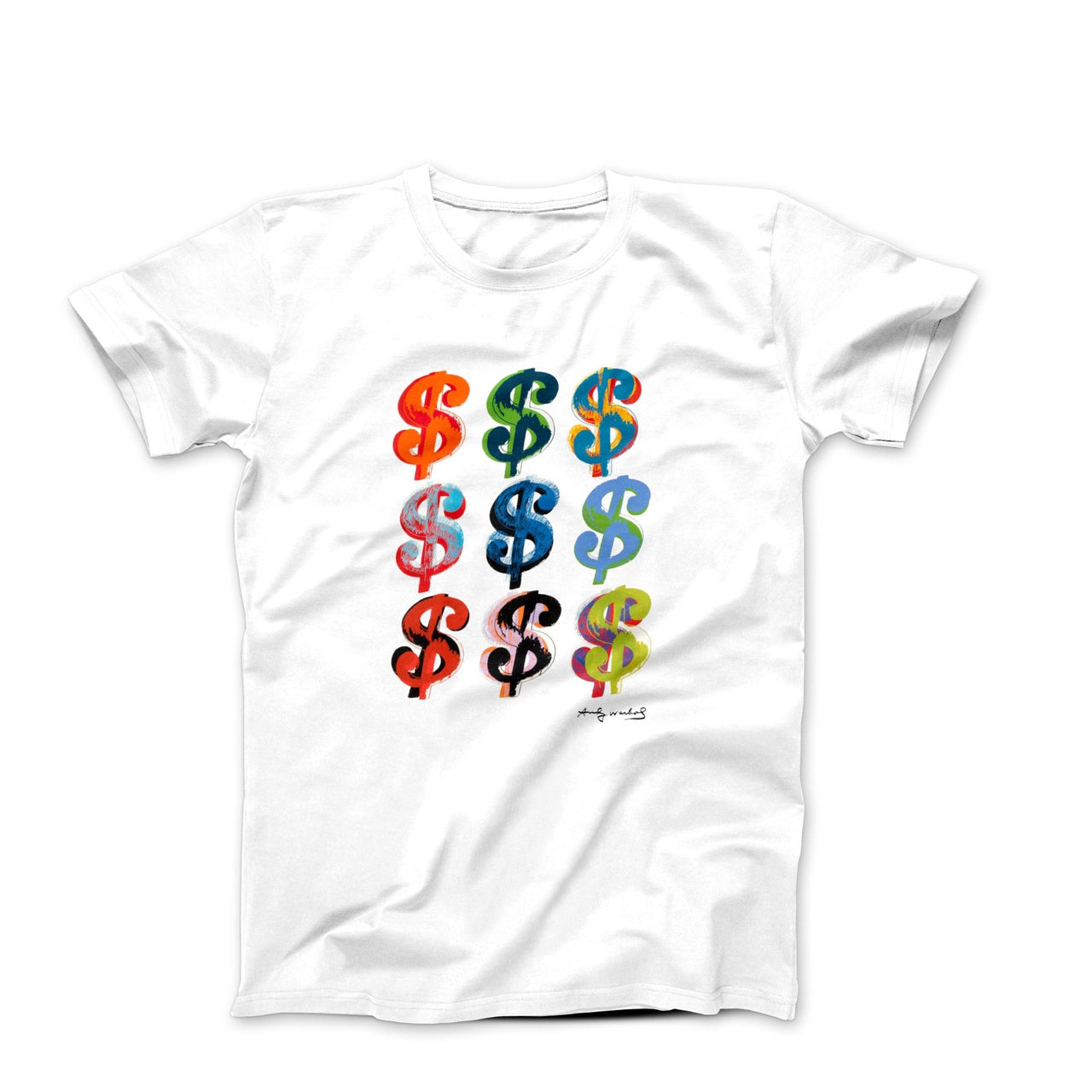 Andy Warhol Dollar Sign (1981) Artwork T-shirt - Clothing - Harvey Ltd