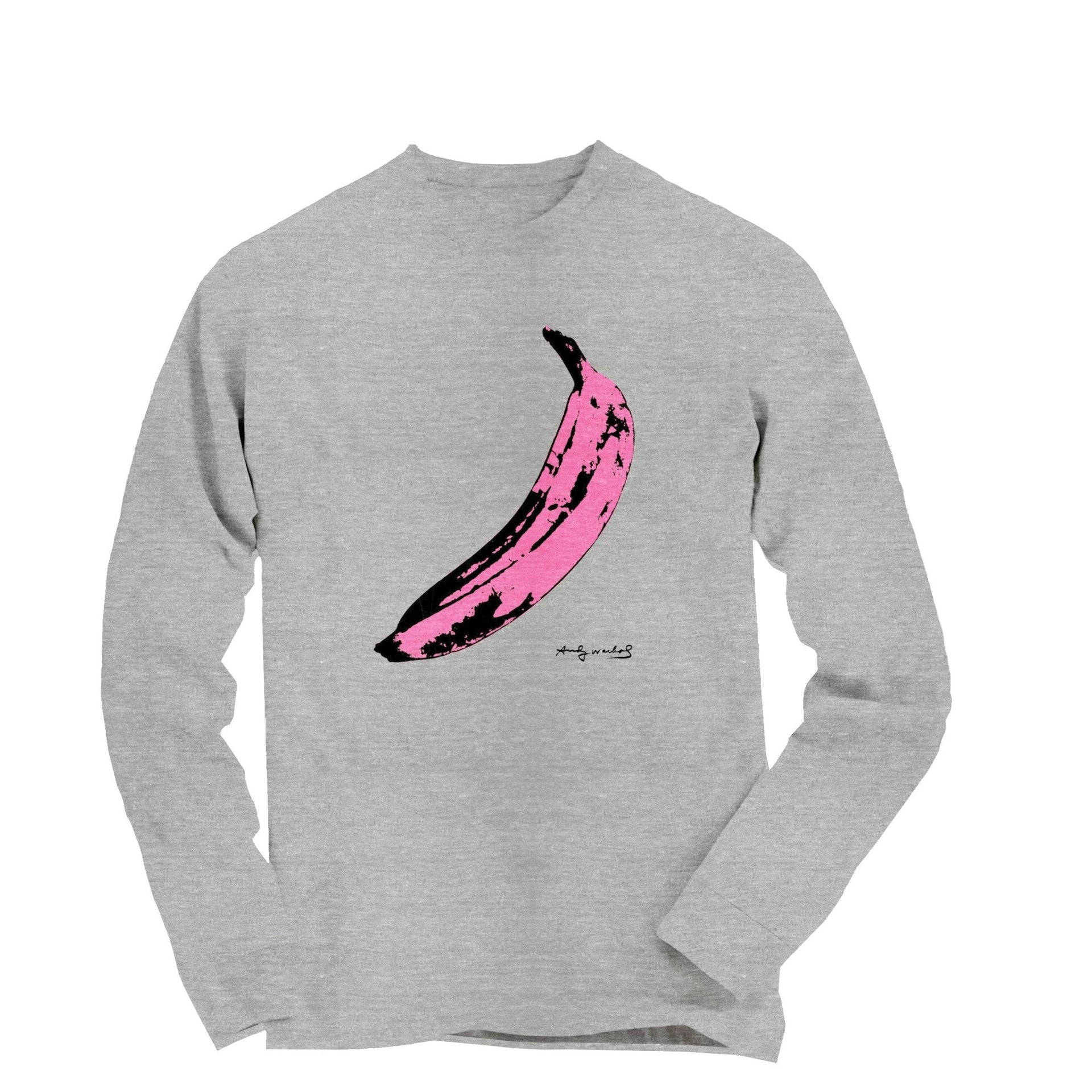 Andy Warhol Pink Banana (1967) Long-Sleeve Tee - Clothing - Harvey Ltd