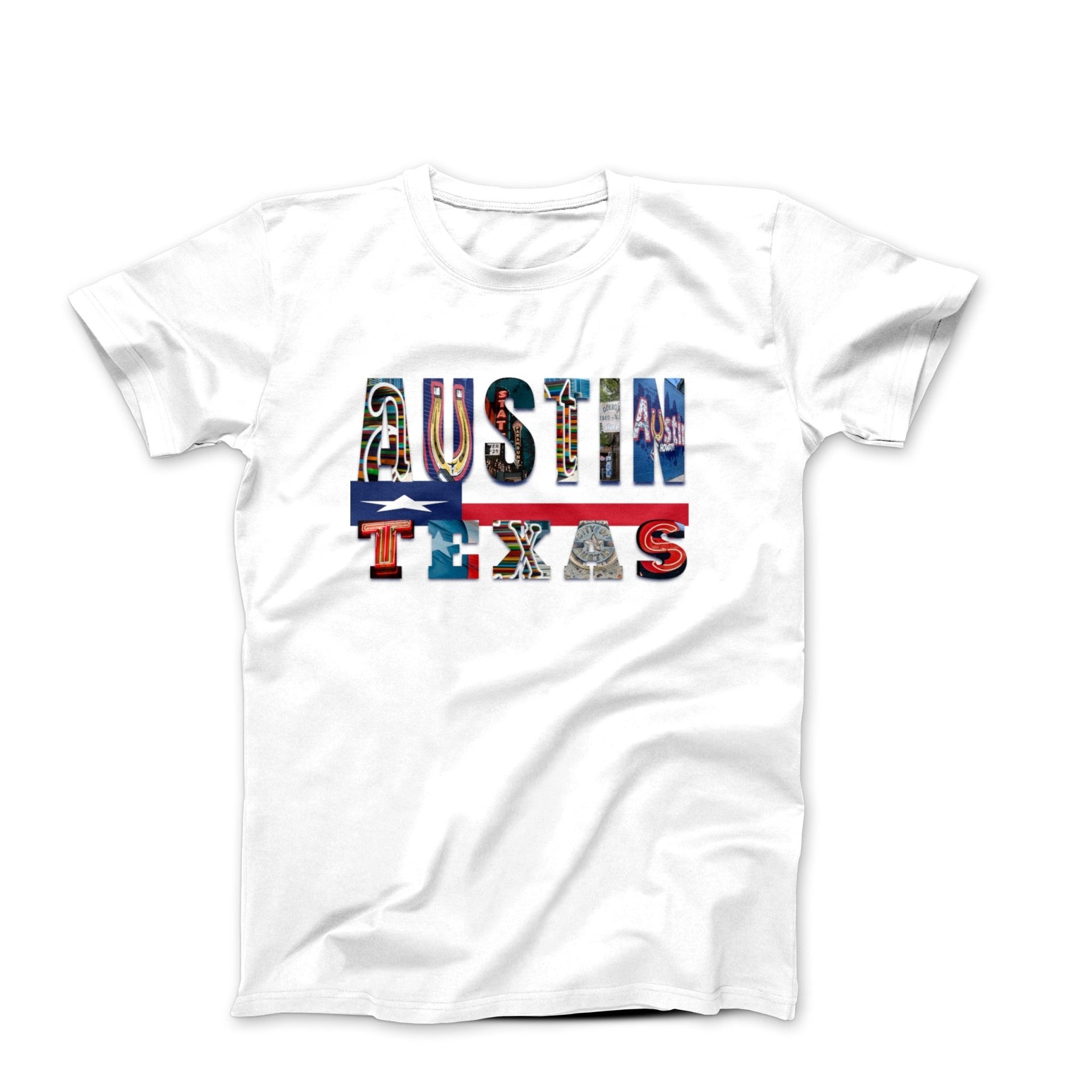 Austin TX City of the Violet Crown T-shirt - Clothing - Harvey Ltd