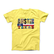 Austin TX City of the Violet Crown T-shirt - Clothing - Harvey Ltd