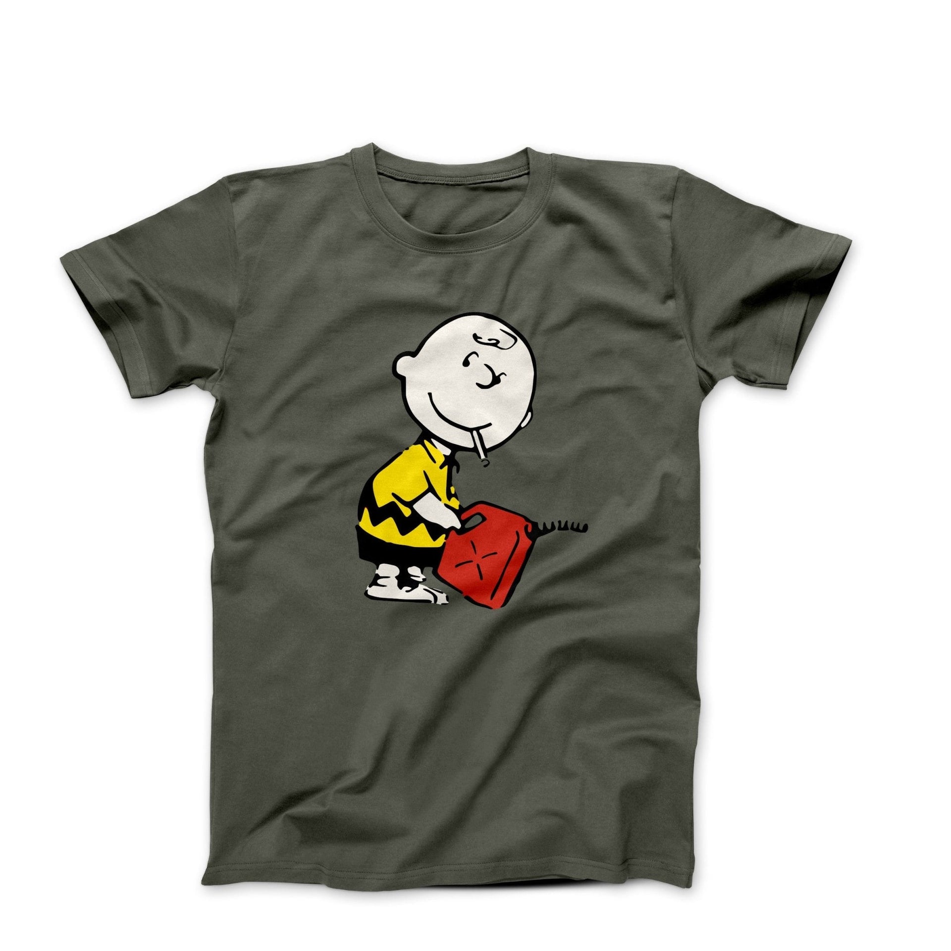 Banksy Comic Fire Starter Graffiti Art T-shirt - Street, Pop & Media Art - Harvey Ltd