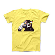 Banksy DJ Thinker Monkey Street Art T-shirt - Street, Pop & Media Art - Harvey Ltd