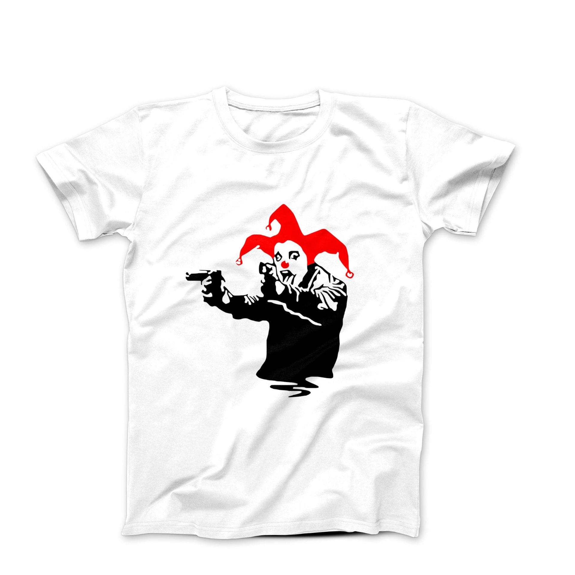 Banksy Insane Clown (2001) Street Art T-shirt - Clothing - Harvey Ltd