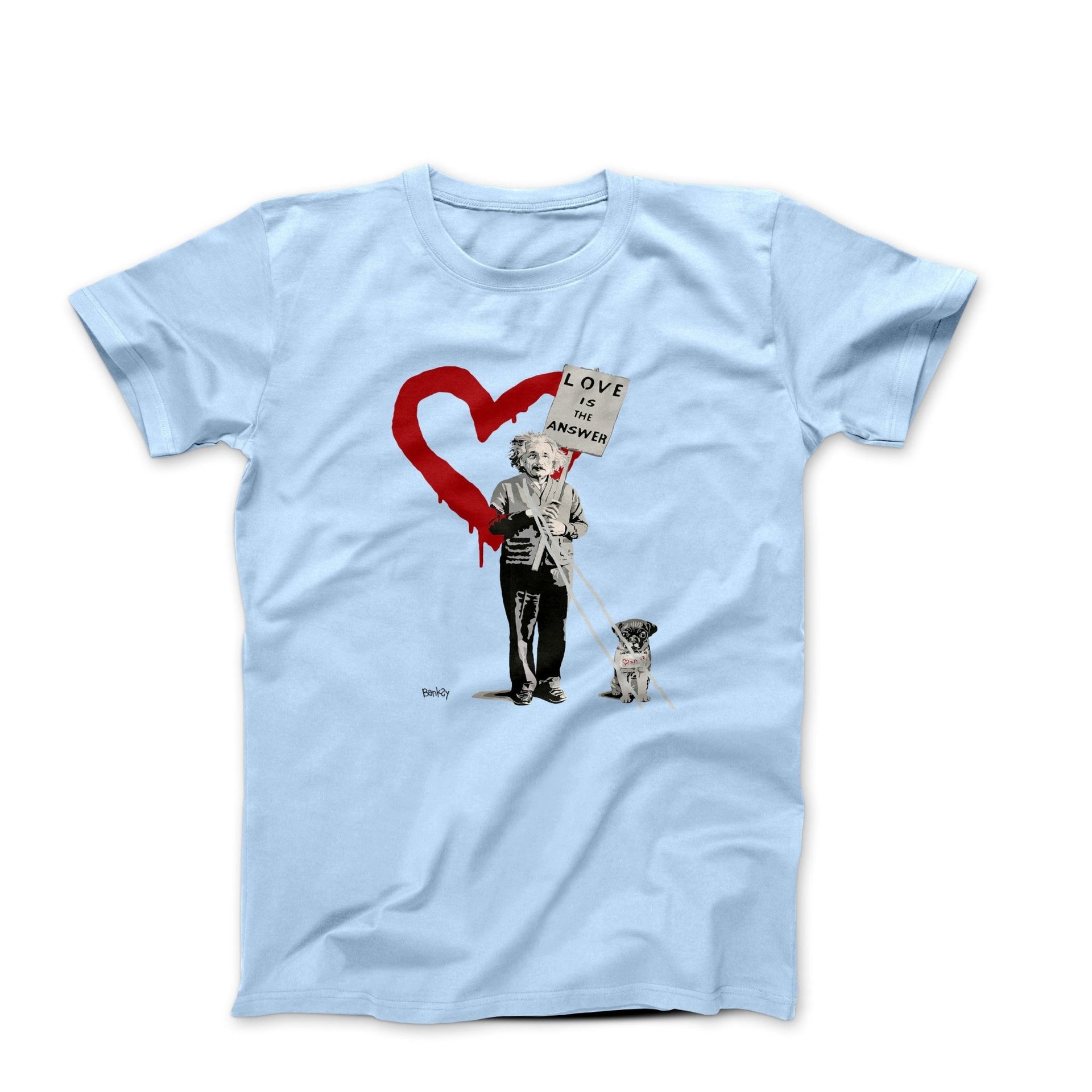 Banksy Love Is The Answer T-shirt - Clothing - Harvey Ltd