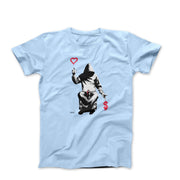 Banksy Love Over Money Graffiti T-shirt - Clothing - Harvey Ltd