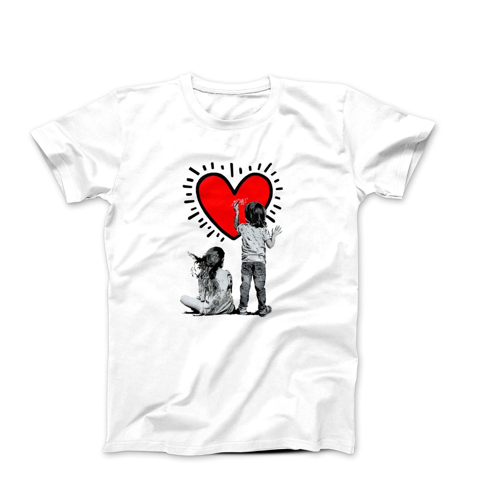 Banksy Love Poster T-shirt - Clothing - Harvey Ltd