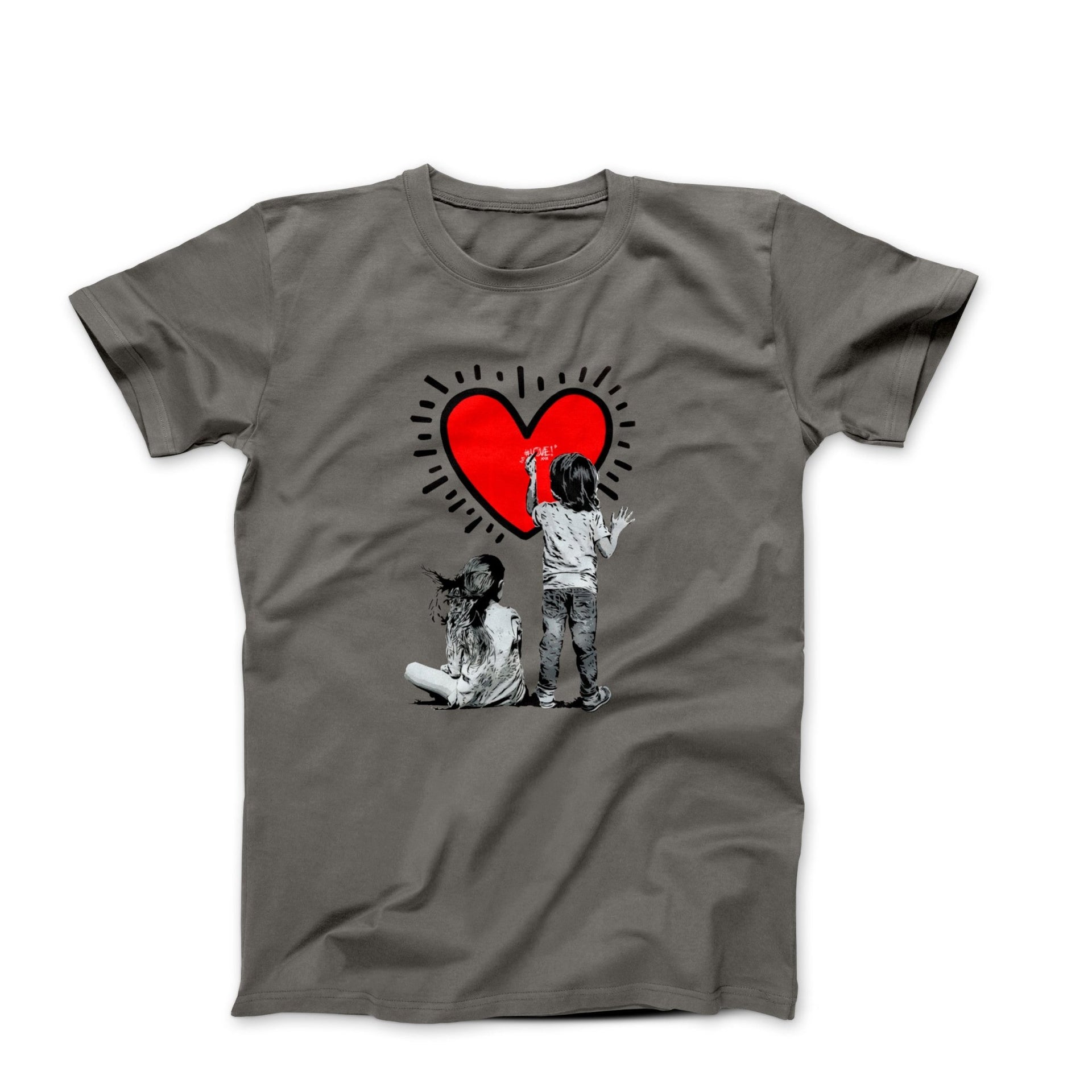 Banksy Love Poster T-shirt - Clothing - Harvey Ltd
