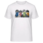 Banksy Masked Fab Four Street Art T-shirt - Clothing - Harvey Ltd