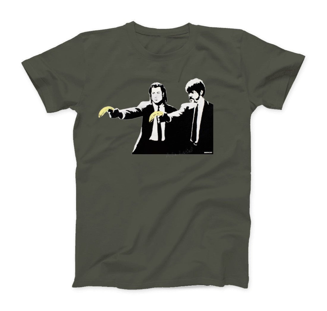 Banksy Pulp Fiction 2002 Street Art T-shirt - Clothing - Harvey Ltd