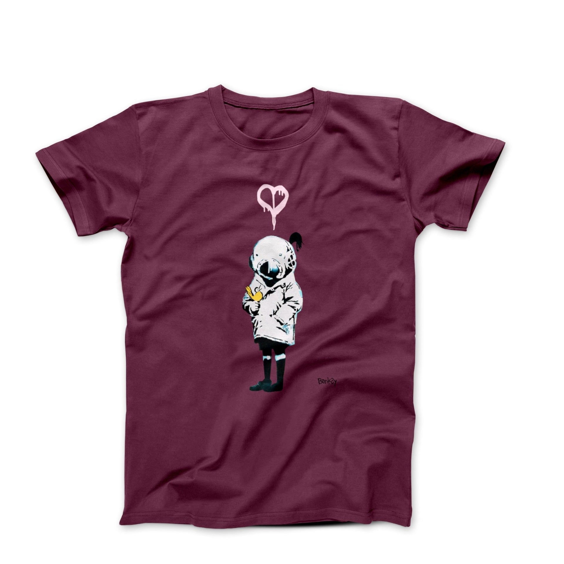 Banksy Space Girl And Bird Street Art T-shirt - Clothing - Harvey Ltd