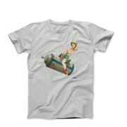 Banksy Spraycan Rodeo Girl (2008) Artwork T-shirt - Clothing - Harvey Ltd
