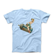 Banksy Spraycan Rodeo Girl (2008) Artwork T-shirt - Street, Pop & Media Art - Harvey Ltd