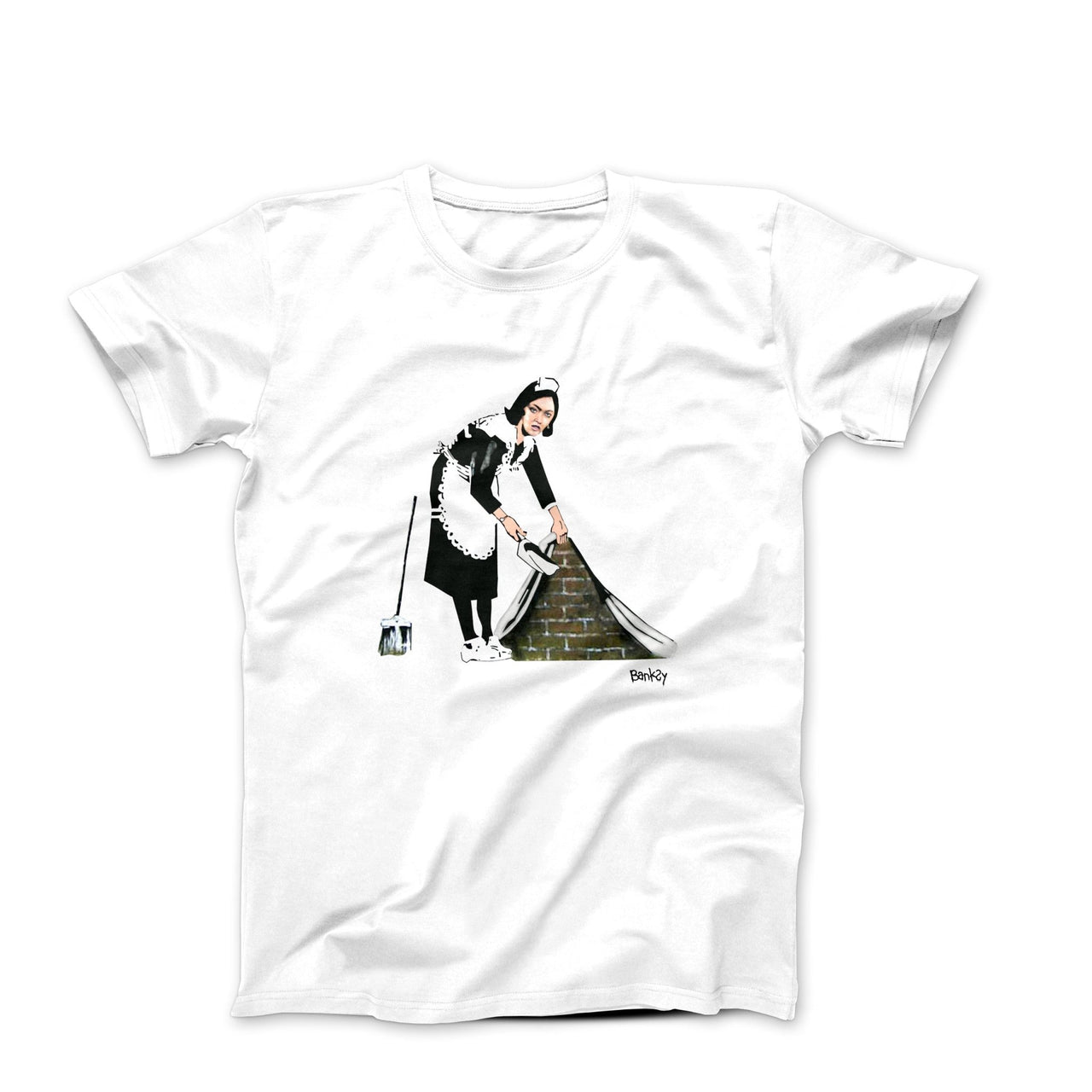 Banksy Sweep It Under The Carpet (2006) Art T-shirt - Clothing - Harvey Ltd