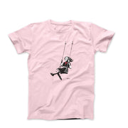 Banksy Swing Girl (2010) Graffiti Art T-Shirt - Clothing - Harvey Ltd