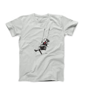 Banksy Swing Girl (2010) Graffiti Art T-Shirt - Clothing - Harvey Ltd