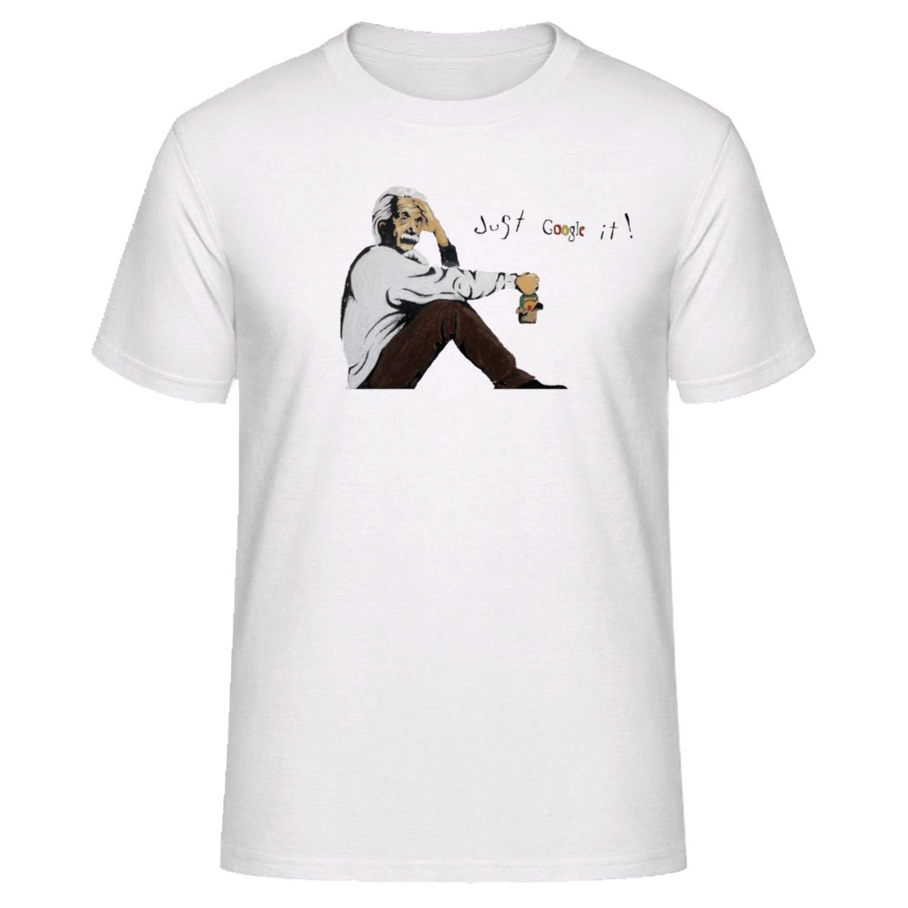 Banksy Weary Einstein Street Art T-shirt - Clothing - Harvey Ltd