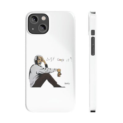 Banksy Weary Genius Street Art Slim White Phone Case - Accessories - Harvey Ltd
